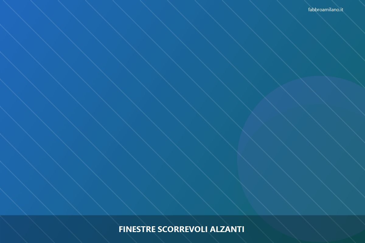 Finestre scorrevoli alzanti a Milano | Flavio, serramentista