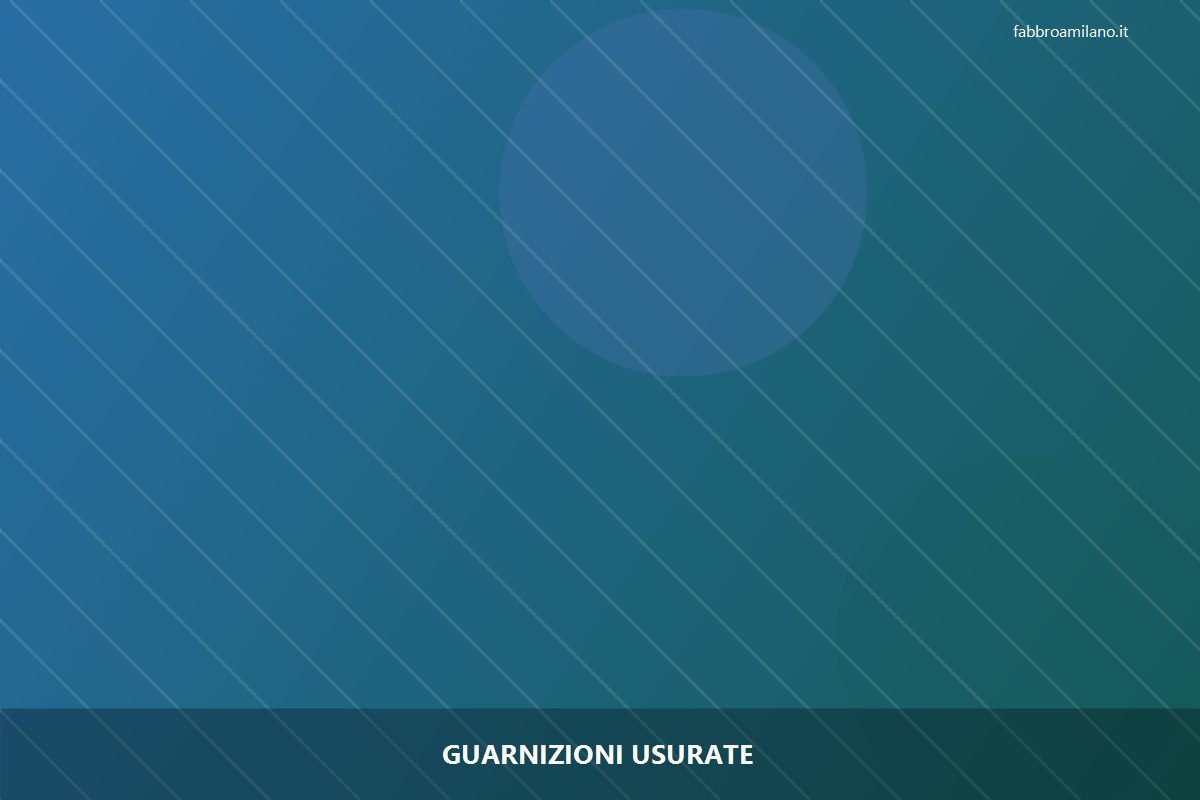 Guarnizioni usurate a Milano — riparazione | Flavio, serramentista