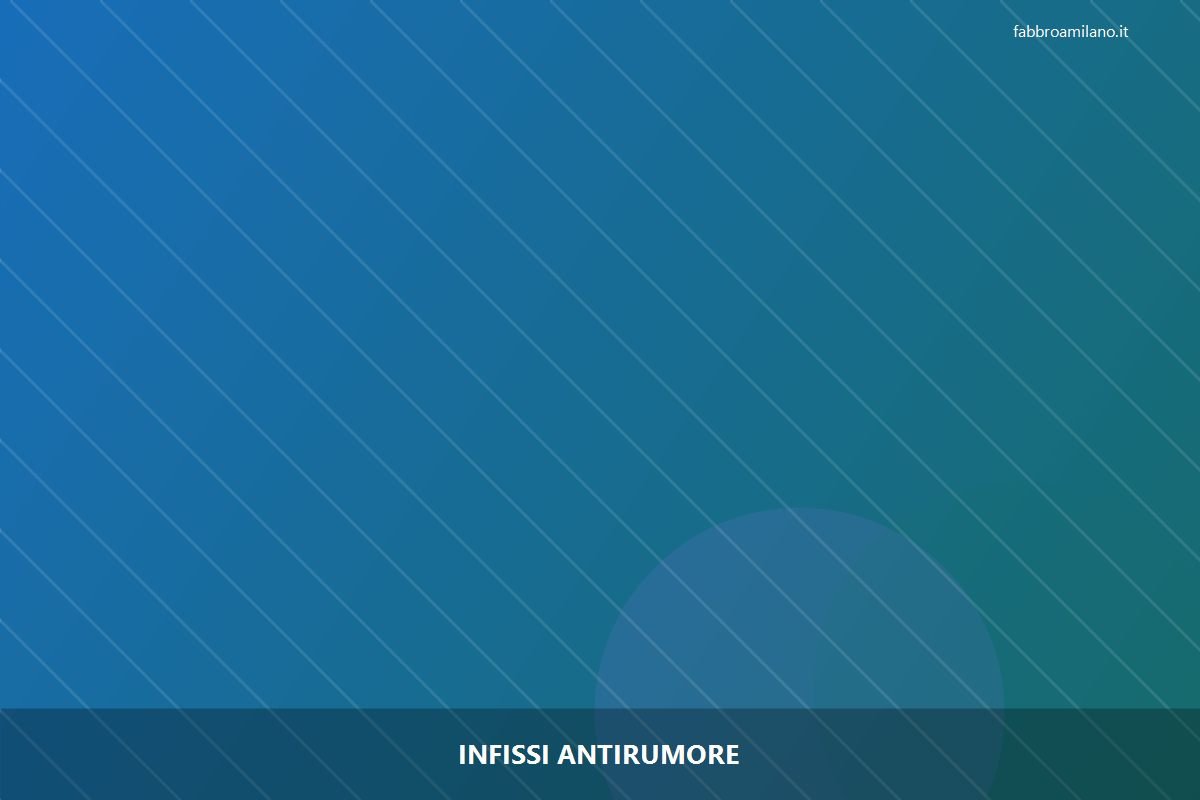 Infissi antirumore a Milano | Flavio, serramentista