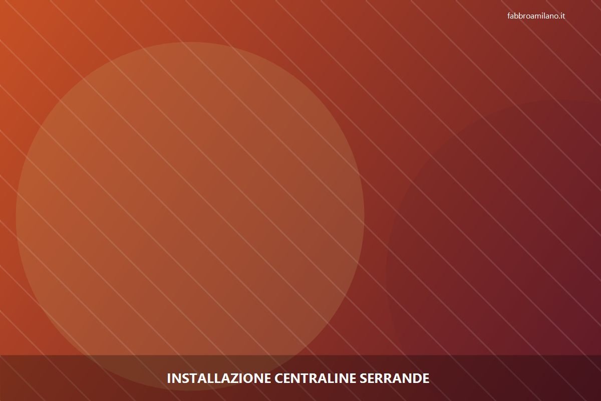 Installazione centraline serrande a Milano | Flavio, serramentista