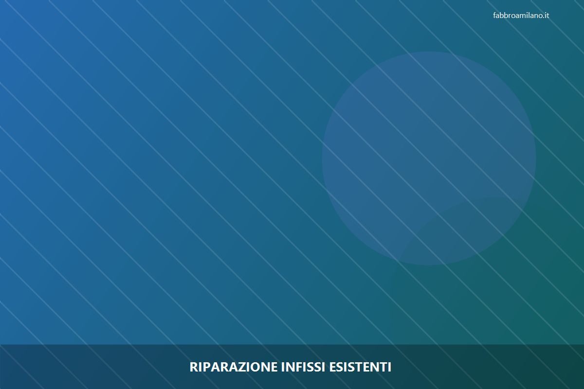 Riparazione infissi esistenti a Milano | Flavio, serramentista