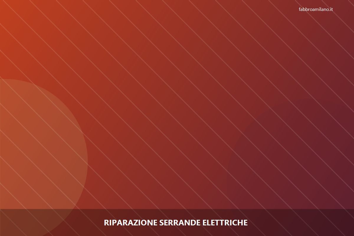 Riparazione serrande elettriche a Milano | Flavio, serramentista