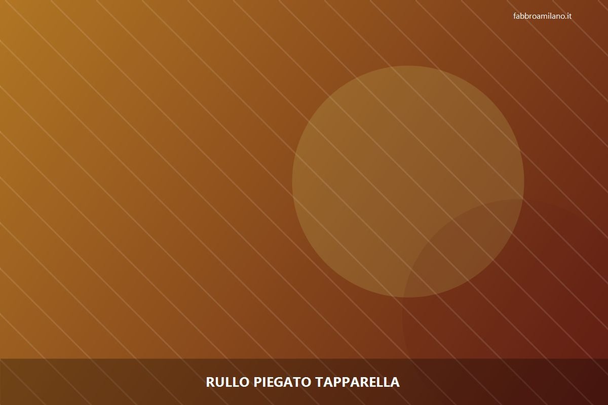 Rullo piegato tapparella a Milano — riparazione | Flavio, serramentista
