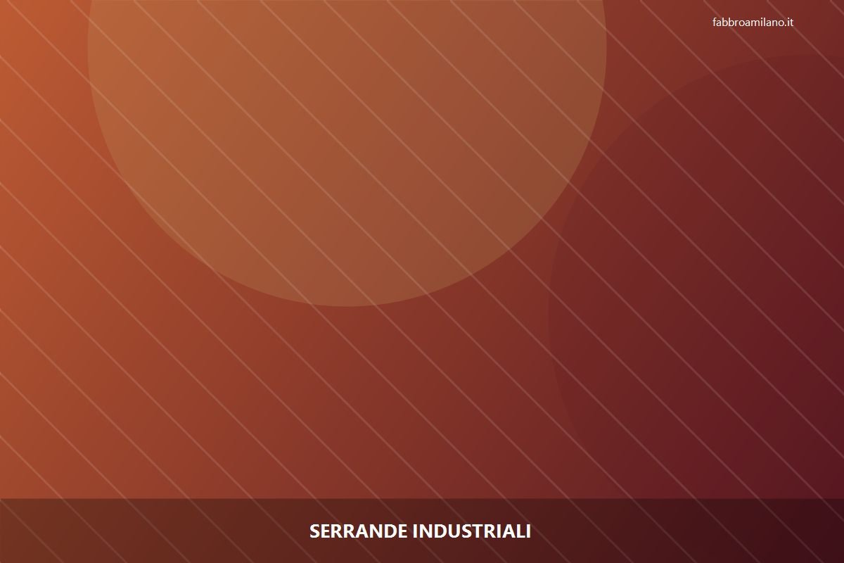Serrande industriali a Milano | Flavio, serramentista