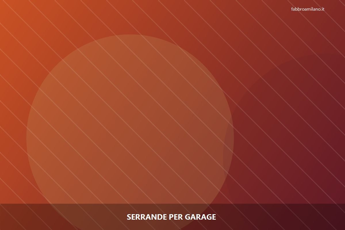 Serrande per garage a Milano | Flavio, serramentista