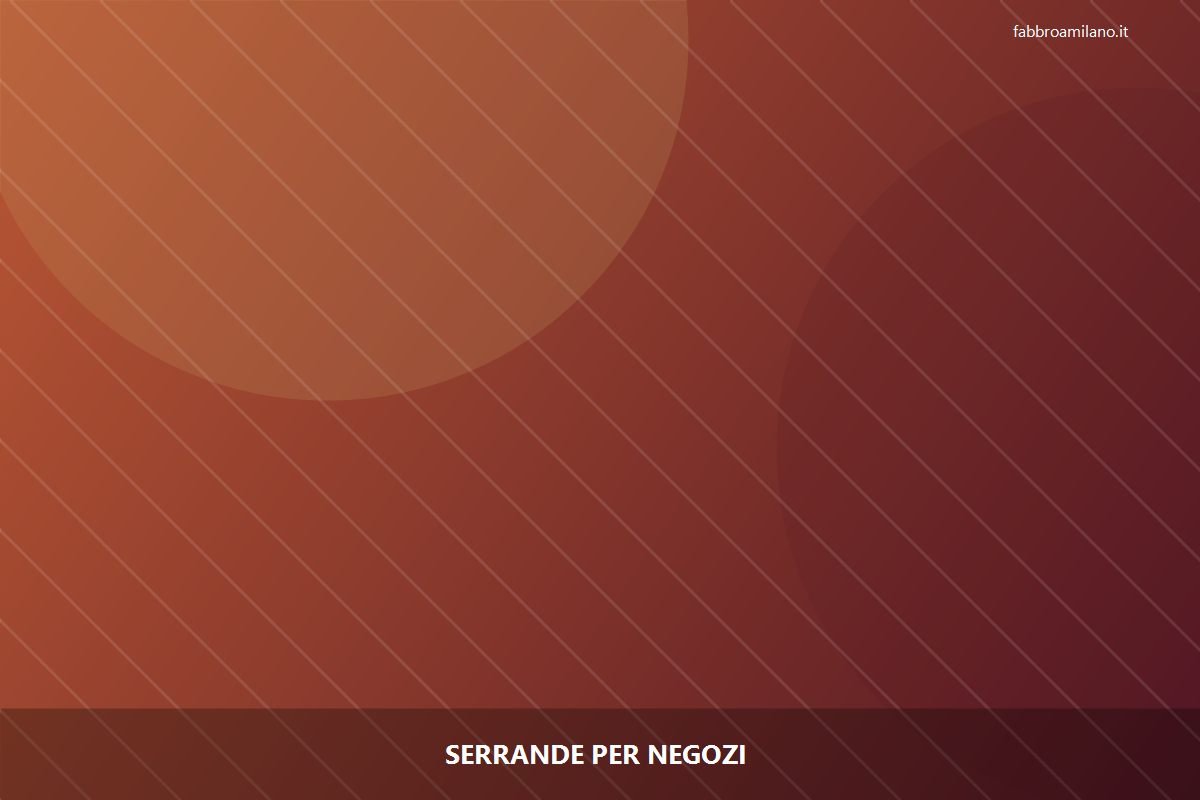 Serrande per negozi a Milano | Flavio, serramentista