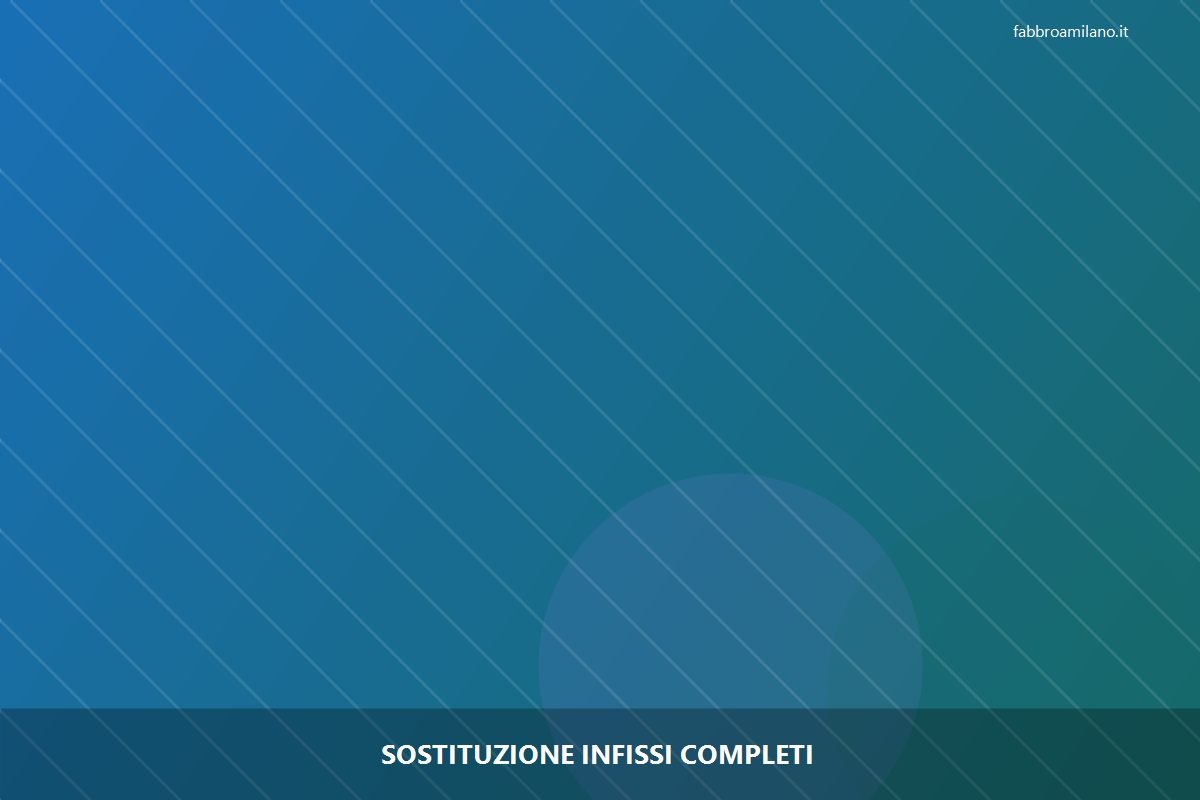Sostituzione infissi completi a Milano | Flavio, serramentista