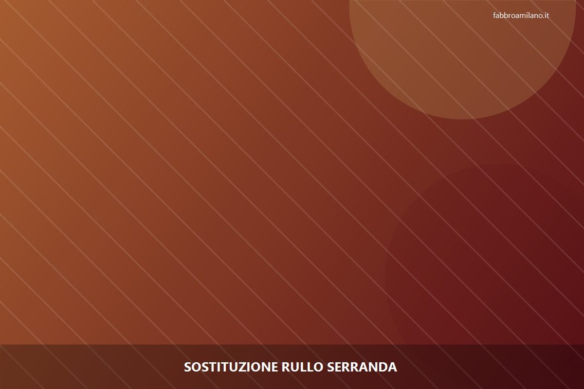 Sostituzione rullo serranda a Milano | Flavio, serramentista