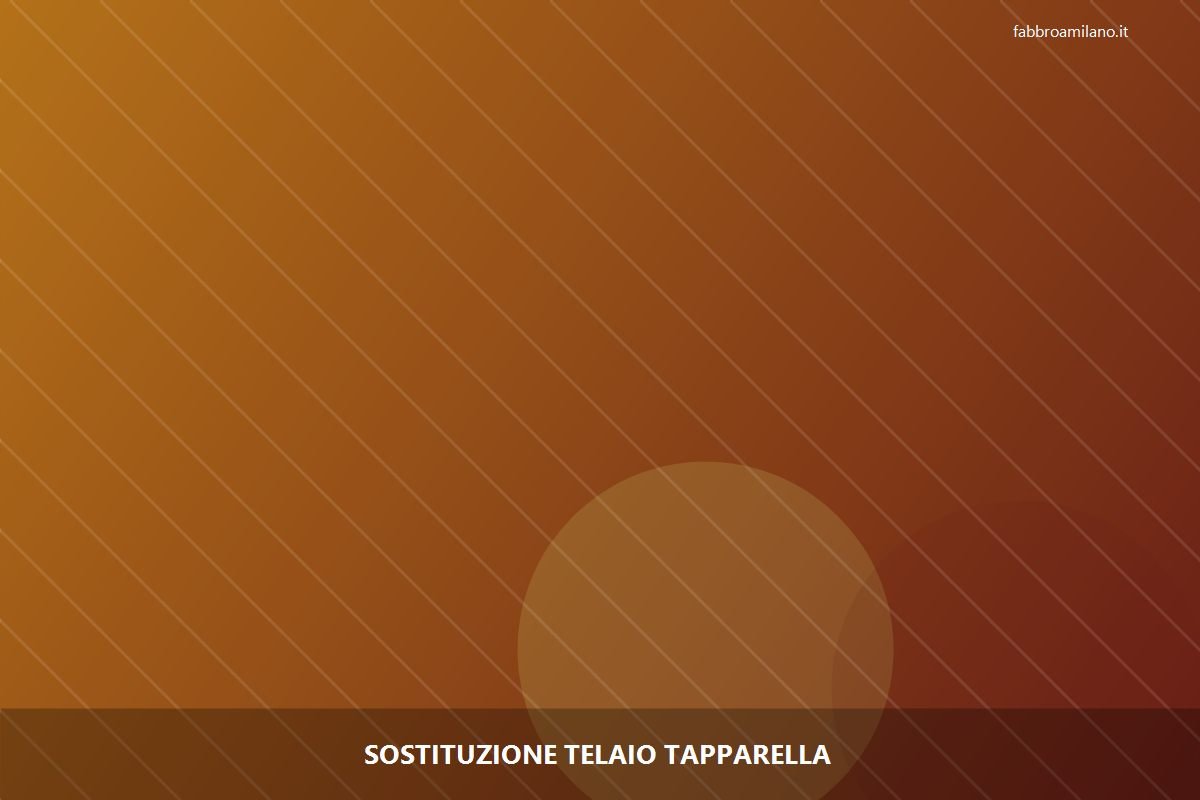 Sostituzione telaio tapparella a Milano | Flavio, serramentista