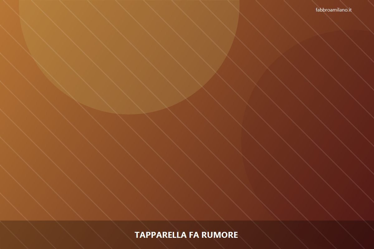 Tapparella fa rumore a Milano — riparazione | Flavio, serramentista