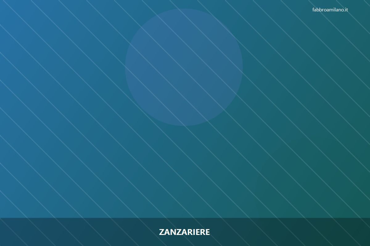 Zanzariere a Milano | Flavio, serramentista